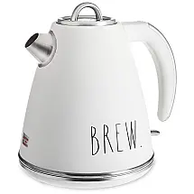 Rae Dunn Chaleira Elétrica 1.5L com Proteção de Fervura 1500W, 110V