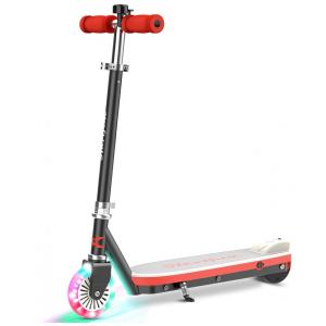 Patinete Elétrico Infantil com Roda de LED Piscante, Altura Ajustável e Velocidade de até 8 km/h para Crianças de 4 a 8 Anos