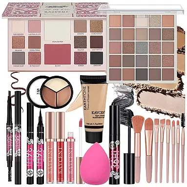 Kit Maquiagem Completo Kavcent Paleta
