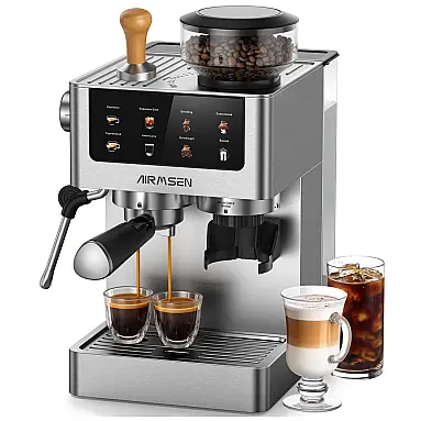 Cafeteira Espresso AIRMSEN Inox Prata