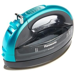 Ferro de Passar Sem Fio com Tecnologia Cerâmica Avançada e Giro de 360 Cor Cerceta, Panasonic