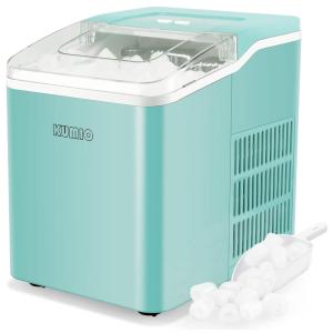 Máquina de Gelo até 11 kg em 24H Portátil, 110v, KUMIO, Azul