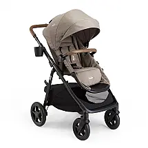 Carrinho Joie Ginger Marrom 4-em-1 Pramette do Nascimento até 22,7 kg com Rodas Todo Terreno