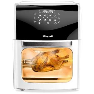 Fritadeira Elétrica Air Fryer 8 em 1, Capacidade 12L, 1700W, 110v, BANIROMAY KQZG180004WH, Branco