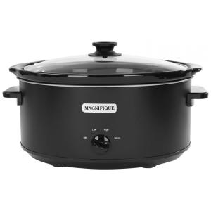 Panela Elétrica Multifuncional 6.6L com 3 Configurações, 110V 240W, Magnifique, Preta