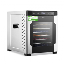 Desidratador de Alimentos com 10 Bandejas em Aço Inoxidável, 110V 900W, NutriChef
