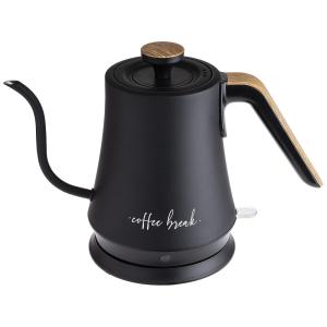 COZINHAR COM COR Chaleira Elétrica 1L, Aço Inoxidável, 1000W, 110v, COOK WITH COLOR, Preto