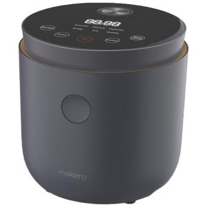Panela de Arroz Elétrica Multifuncional 2L com Temporizador até 24H e Cesto Antiaderente, 110V, Mokero, Preto