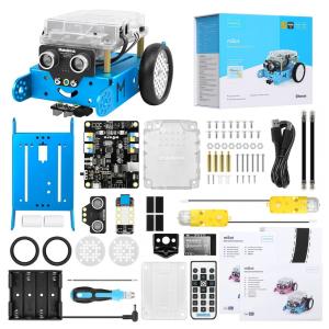 Kit de Projetos STEM Robótica e Codificação para Crianças de 8 a 12 Anos, Makeblock, Azul