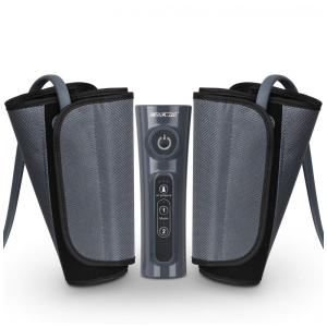 Massageador Elétrico de Compressão para Panturrilha com 2 Modos e 3 Intensidades, Bivolt, CINCOM ABCD, Cinza