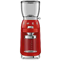 50s Retro Moedor de Café Elétrico, SMEG CGF01, Vermelho