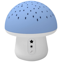 JAPARA Máquina de Som Ruído Branco para Bebês Recém Nascidos com Luzes, Azul Cogumelo