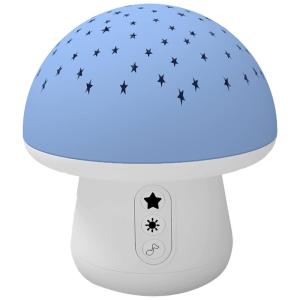 JAPARA Máquina de Som Ruído Branco para Bebês Recém Nascidos com Luzes, Azul Cogumelo