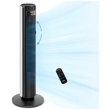Ventilador de Torre Oscilante Silencioso