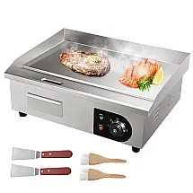 Chapa Elétrica Profissional VEVOR 22 Polegadas 1600W Controle de Temperatura 110V