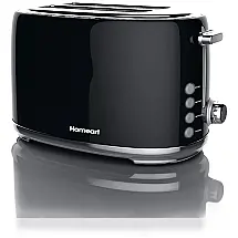 Torradeira 2 Fatias, Aço Inoxidável, 900W, 110v, HOMEART 2 Slice, Preto