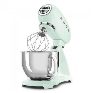 Batedeira planetária Smeg SMF03 Stand Mixer retrô 4,7L verde pastel 600W 110V com 10 velocidades