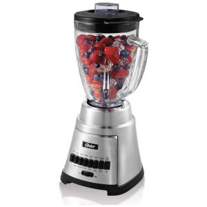 Liquidificador de Bancada 1.4L com 6 Velocidades, Aço Inoxidável, 450W, 110v, OSTER BLSTFG C00 000, Prateado