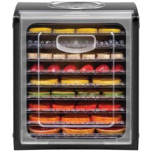 Desidratador de Alimentos, 9 Bandejas, 110v, CHEFMAN RJ43 SQ 9, Preto