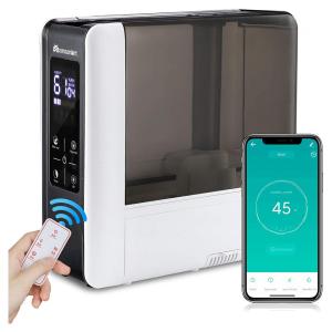 Umidificador Ultrasonico 6L, com Controle remoto via Wi Fi, 110v, MXMOONANT, Preto