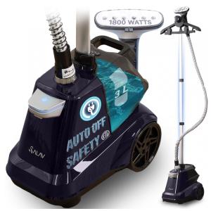 SALAV Vaporizador de Roupas Comercial de Alta Performance com Desligamento Automático Inteligente, Alerta Sonoro, Controle por Pedal