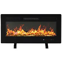 Lareira Elétrica DUMOS 91x46cm 1500W 13 Cores LED WiFi Embutir 110V