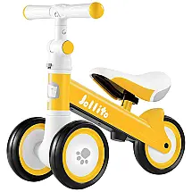 Jollito LJ AS007 Bicicleta sem Pedal Infantil para Bebês de 1 a 2 anos, Amarela