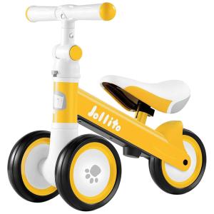 Jollito LJ AS007 Bicicleta sem Pedal Infantil para Bebês de 1 a 2 anos, Amarela
