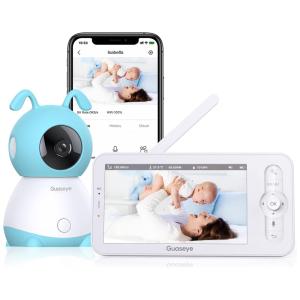 Avertrin Babá Eletrônica Monitor com Câmera de 12cm HD 1080p Wi Fi 11H de Bateria e Visão Noturna