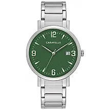 Relógio Masculino Analógico Quartzo de Aço Inoxidável, CARAVELLE 43A155, Prateado