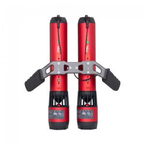 Scooter Subaquática Propulsor de Mergulho com Motor Duplo, 2 Punhos, 2 kits de Montagem de Braço e 2 Anéis de Montagem de Acessórios