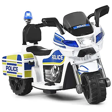 Moto Elétrica Policial Infantil 6V