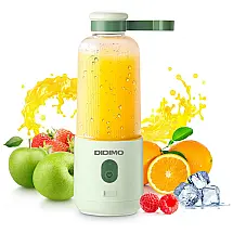 Mini Liquidificador Pessoal Portátil 280mL Recarregável USB, 110V, DiDimo, Verde