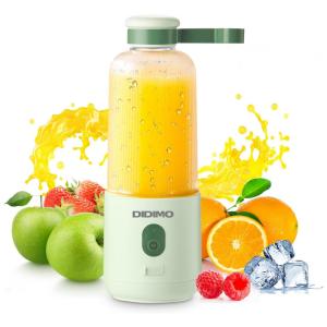 Mini Liquidificador Pessoal Portátil 280mL Recarregável USB, 110V, DiDimo, Verde