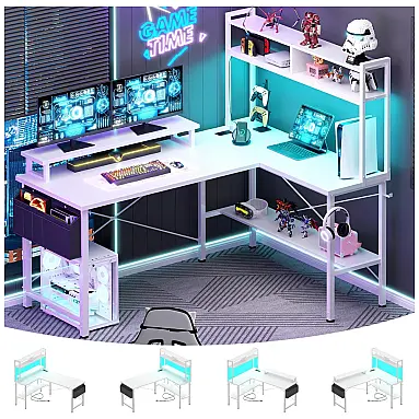 Mesa Gamer L Aheaplus Branca