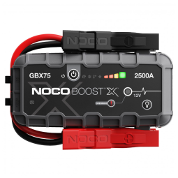 Auxiliar de Partida Jump Start Portátil, Bateria de Lítio de 2500A, 12V para Veículos a Gasolina de até 8,5L e Diesel até 6,5L, NOCO GBX75