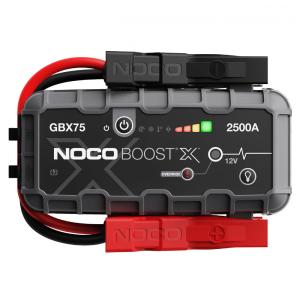 Auxiliar de Partida Jump Start Portátil, Bateria de Lítio de 2500A, 12V para Veículos a Gasolina de até 8,5L e Diesel até 6,5L, NOCO GBX75