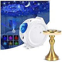 Luminária Projetor LED Luzes da Galáxia, Colorido, 110v, OPULEXX SC511, Azul