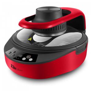 Fritadeira Elétrica AirFryer 5L com Temperatura Ajustável e Cesto Antiaderente, 1500W, 110V, ELITE GOURMET EAF5002R, Vermelho