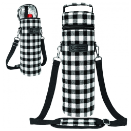 Sacola de transportadora de garrafa única de saco de vinhos Opux. Bolsa de vinho isolada para piquenique.