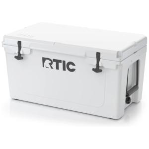 RTIC Cooler Caixa Térmica Portátil 65 Litros, Branco