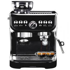 Máquina de Café Expresso 20 BAR com Batedor de Leite, Vaporizador, Moedor Embutido e Tanque de Água Removível de 2L, 110V 1450W, MIROX