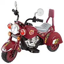 Moto Elétrica Infantil com 3 Rodas, Marcha Ré e Faróis, LIL RIDER 80 YJ119B, Preto