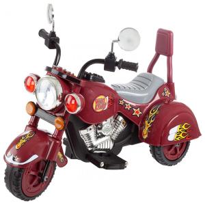 Moto Elétrica Infantil com 3 Rodas, Marcha Ré e Faróis, LIL RIDER 80 YJ119B, Preto