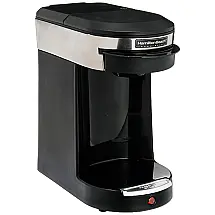 Cafeteira Elétrica Programável de 12 Xícaras Copo Único Em Aço Inoxidável Cor, HAMILTON BEACH HDC200S, Preto
