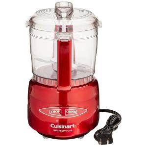 Processador Mini Prep Plus, Metálico 250 Watts, 110v, CUISINART DLC 2AMR, Vermelho