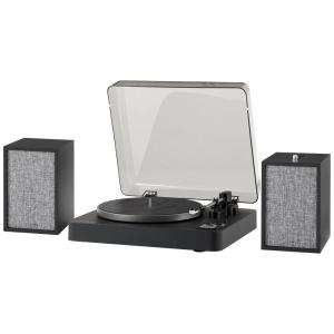 Vitrola Toca-Discos Automático com Bluetooth e Alto-Falantes Estéreo S200A, C300A-BK Crosley, Preto