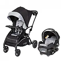 Carrinho de Bebê Baby Trend Sit N Stand 5-em-1 com Bebê Conforto Ally 35 Poeira Lunar