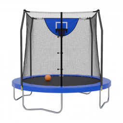 Cama Elástica Externa até 80 kg, Tamanho 2,4 Metros, Skywalker, Azul