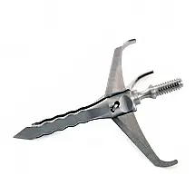 Pontas de Flecha Broadhead Excalibur Marrom Mecânicas 3-Lâminas 150 Grãos Pack 3 Unidades